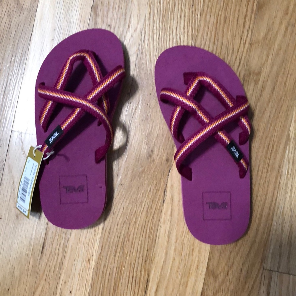 Brand new Girls Teva sandals.  Pet and smoke free home.